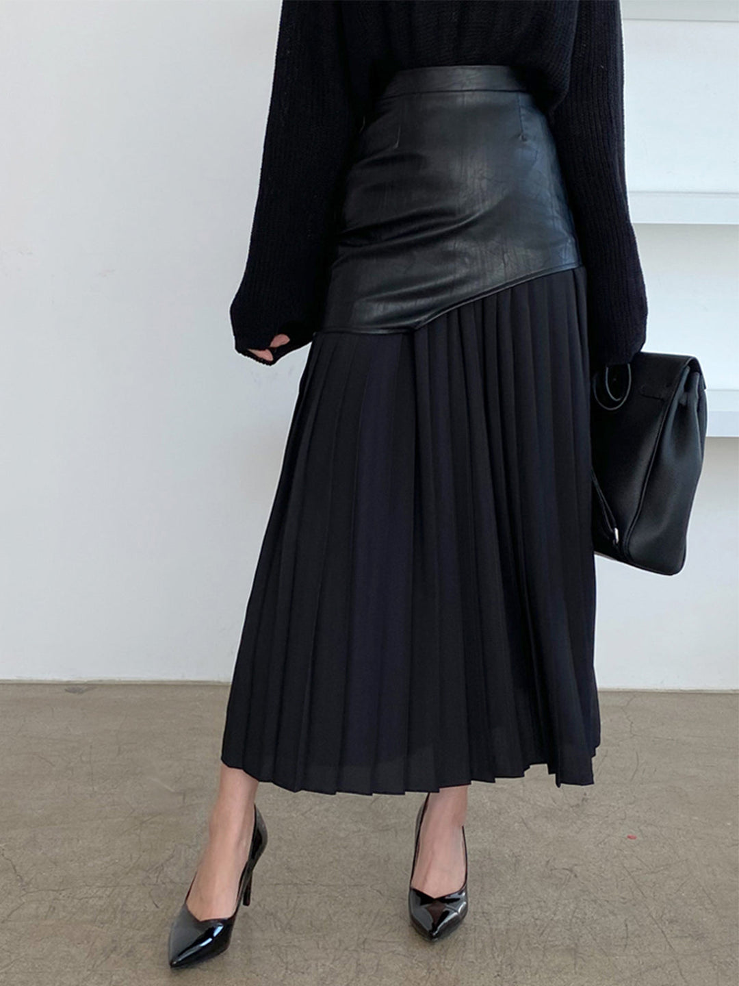 Doris | Damen Sommer Asymmetrischer Midi Rock