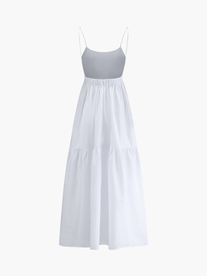 Mila – Solid Backless Long Dress - Image 6