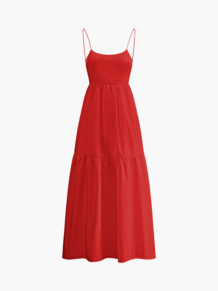 Mila – Solid Backless Long Dress - Image 9