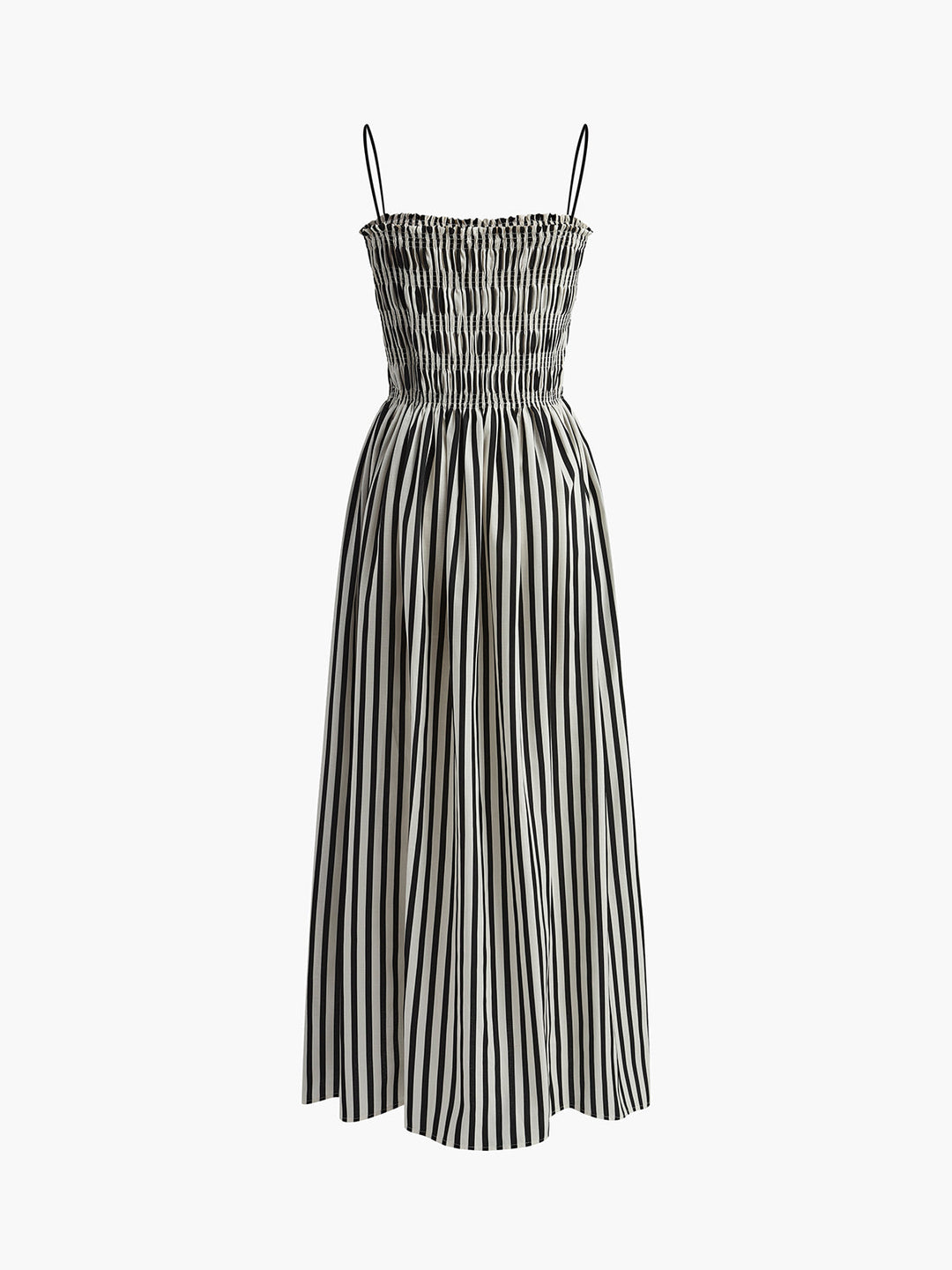 Amelia – Sleeveless Pinstripe Long Dress - Image 8