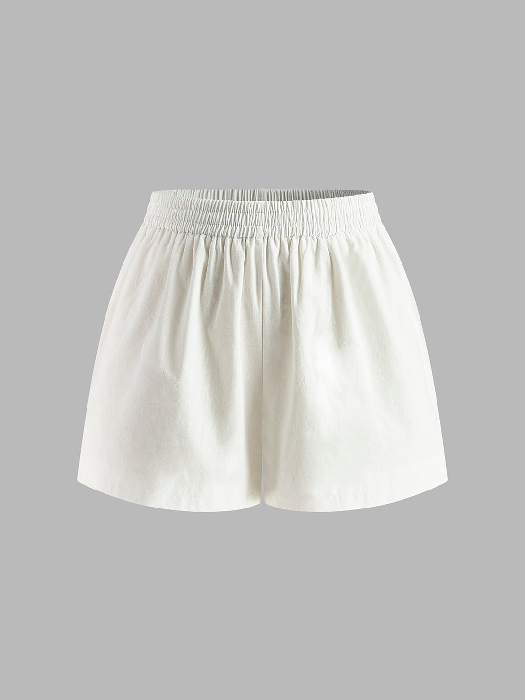 Valeria – Rückenfreies Halter-Top mit Shorts aus Baumwoll-Leinen-Mix