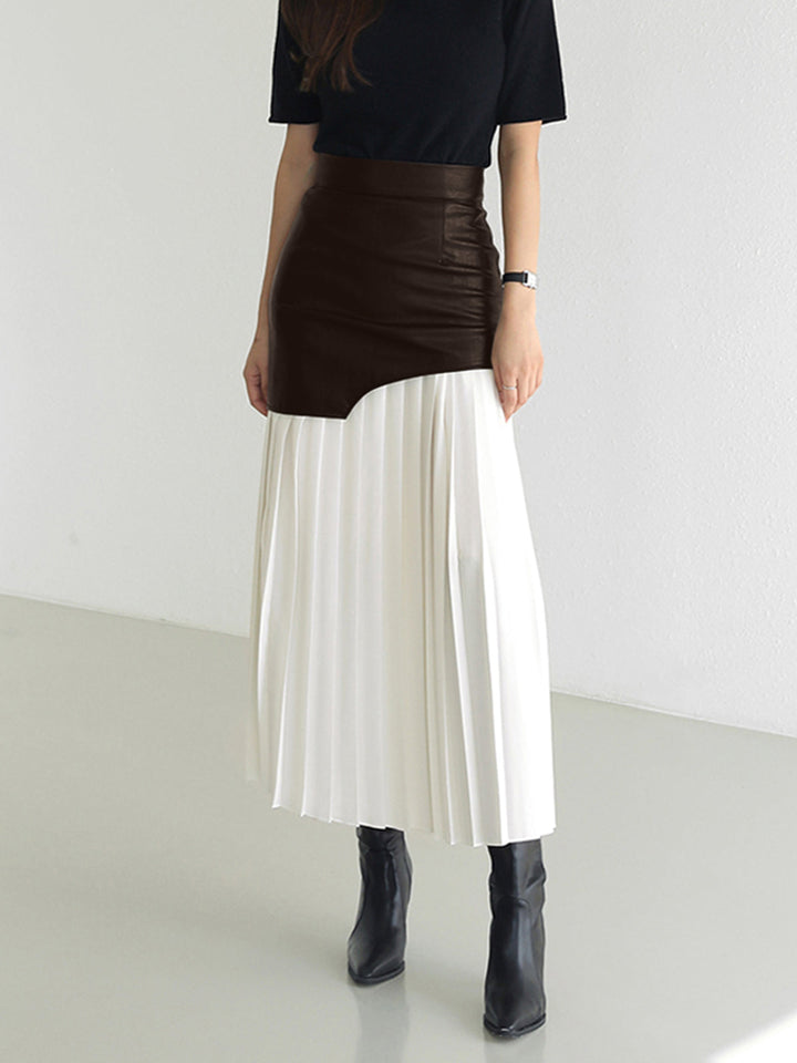 Doris | Damen Sommer Asymmetrischer Midi Rock