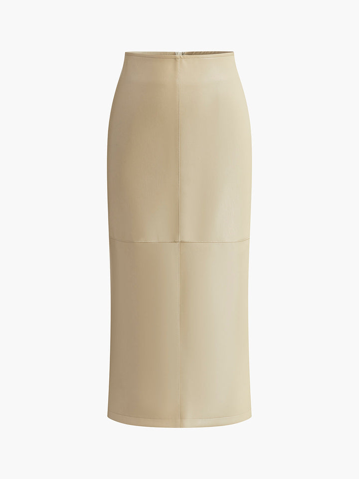 Jana | Damen Sommer Midi Rock Mit Hoher Taille