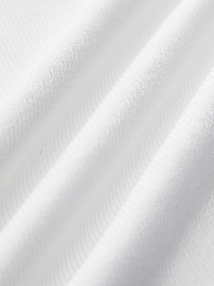 Inés – Damen Geripptes Tanktop mit Rundhalsausschnitt