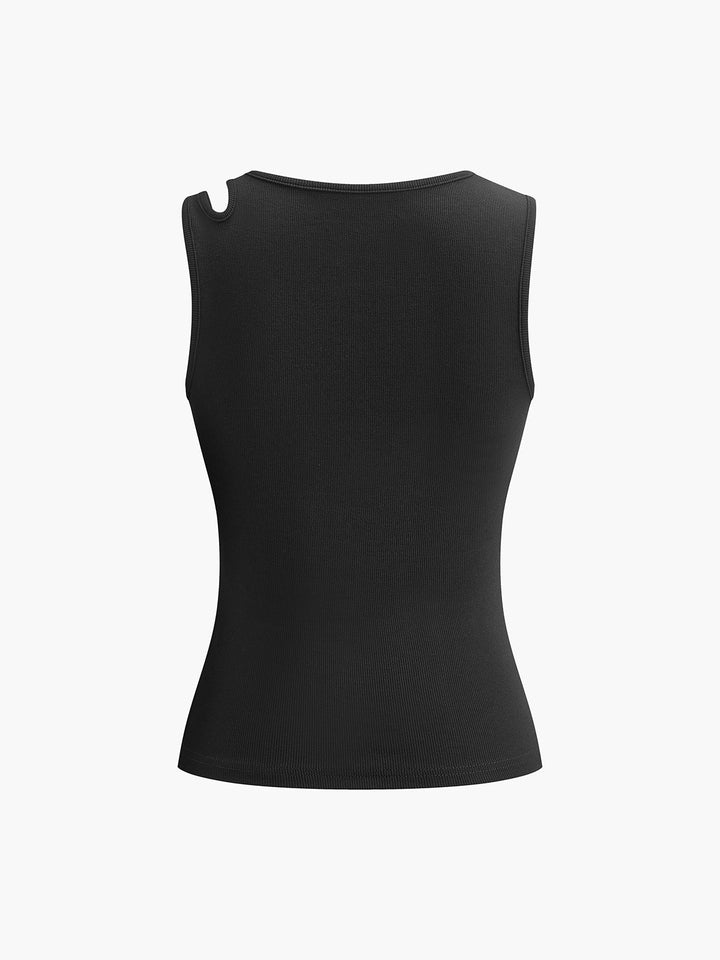 Elena – Ärmelloses Top mit modernem Cut-out