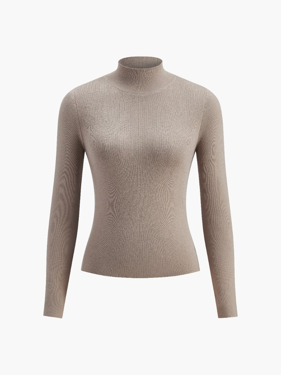 Jacqueline | Damen Winter Schlank Geschnittener Pullover