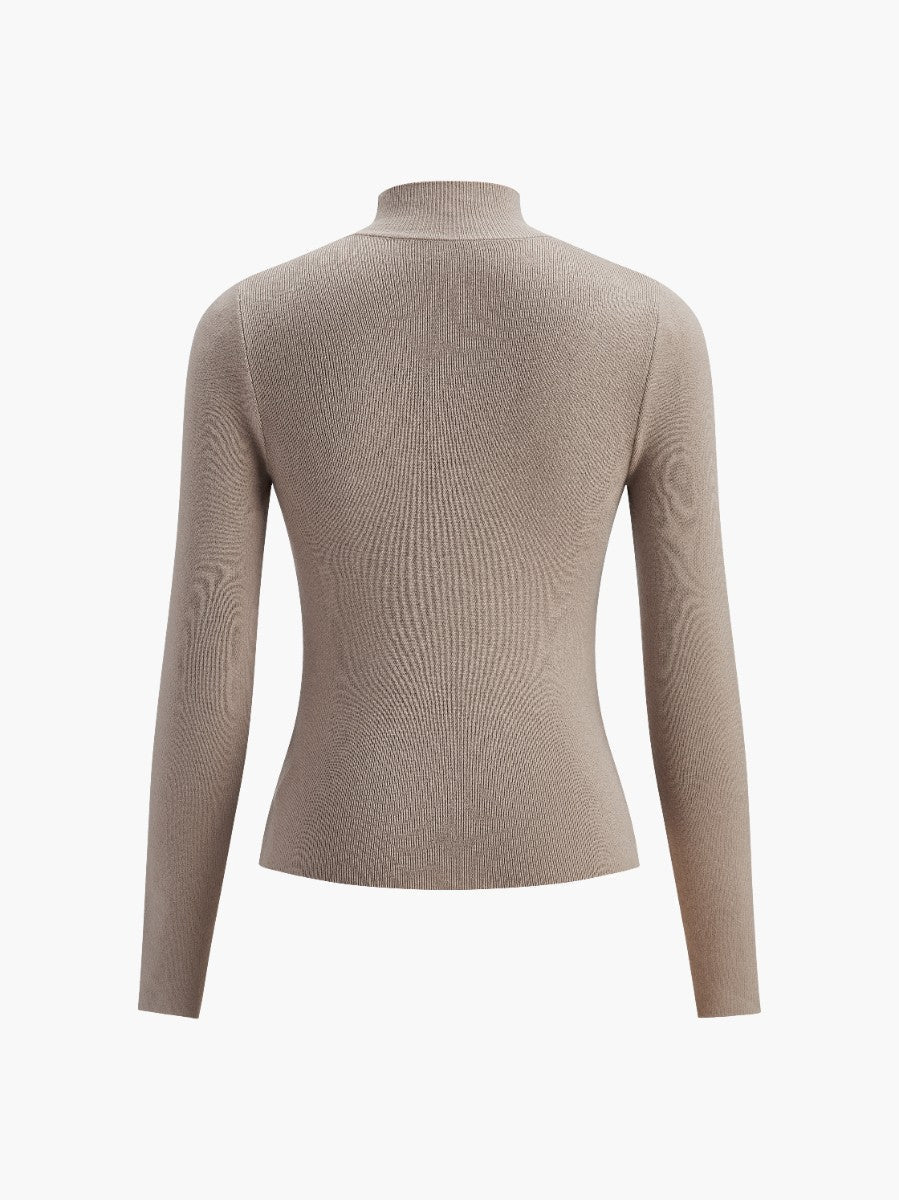 Jacqueline | Damen Winter Schlank Geschnittener Pullover