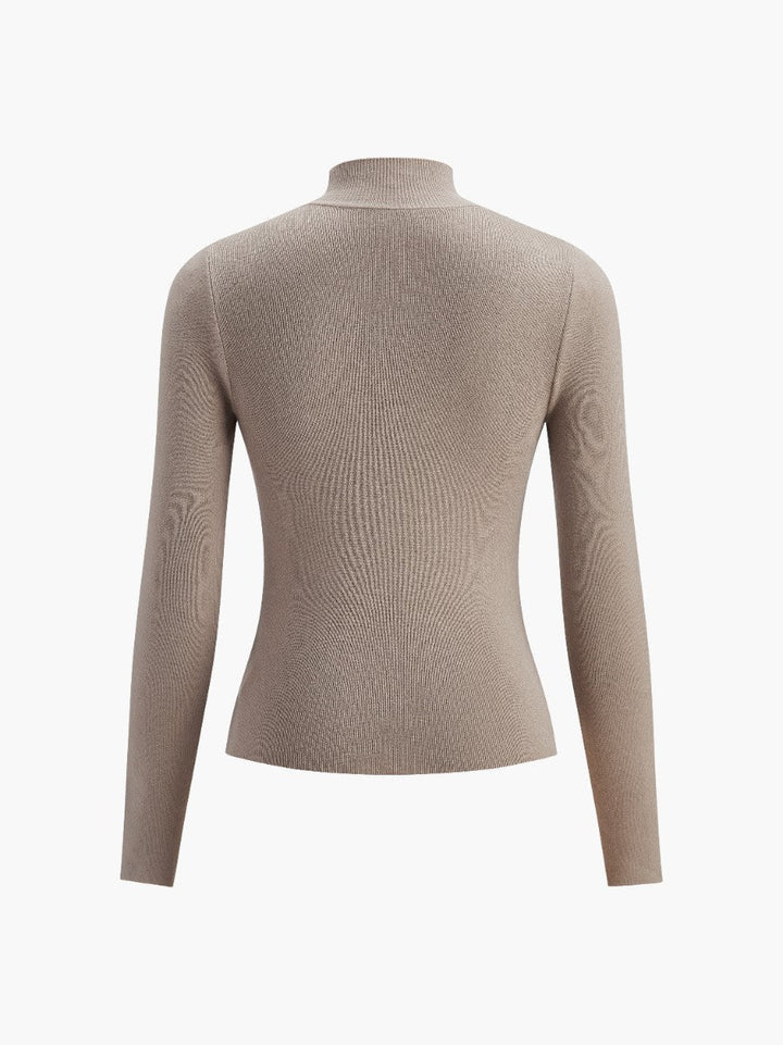 Jacqueline | Damen Winter Schlank Geschnittener Pullover