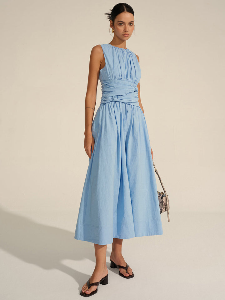 Luna – Ruched Waist Maxi Dress - Image 6