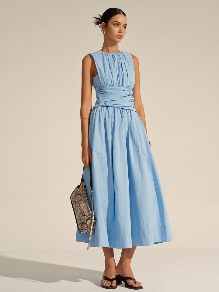 Luna – Ruched Waist Maxi Dress - Image 5