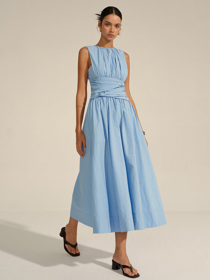 Luna – Ruched Waist Maxi Dress - Image 7