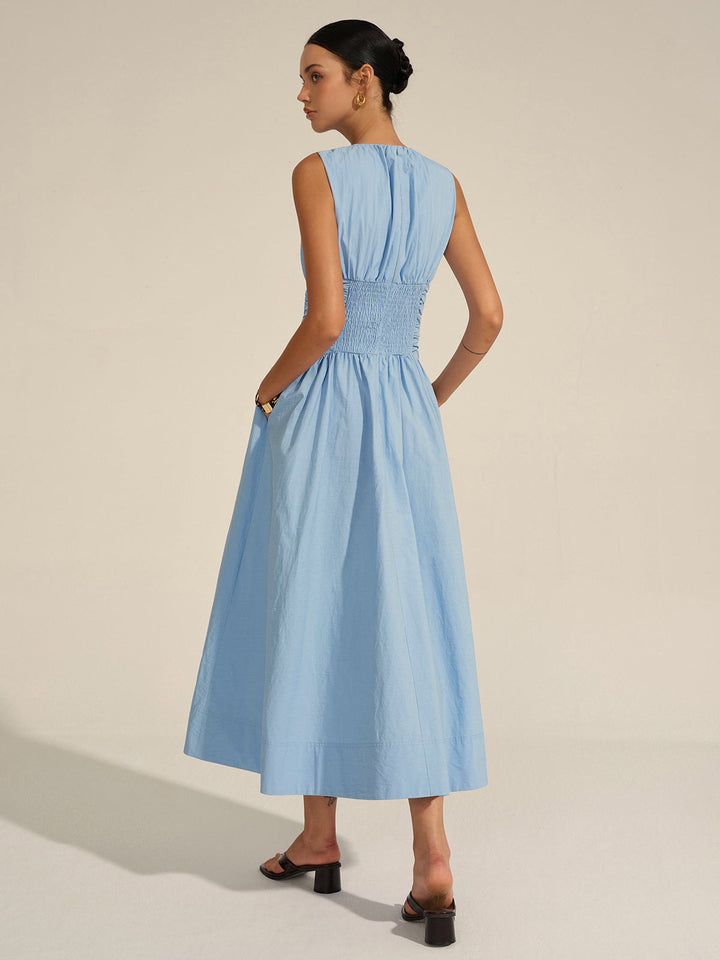 Luna – Ruched Waist Maxi Dress - Image 8