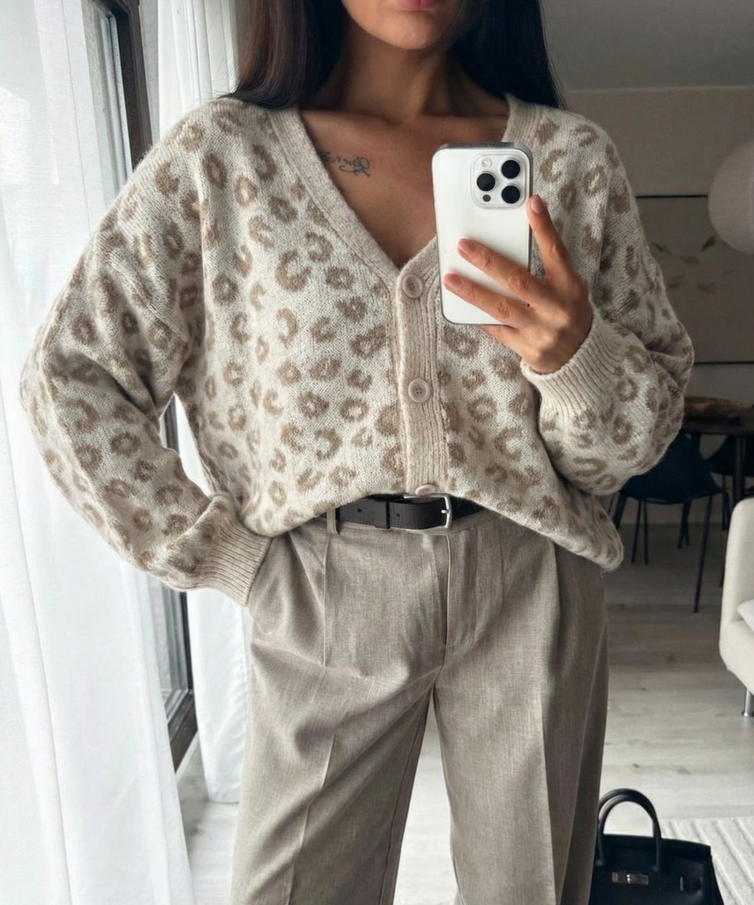 Cardigan Malina Leo Beige