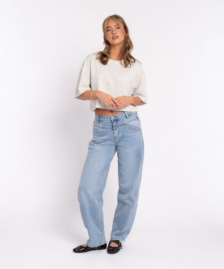 Barrel Jeans Miranda Hellblau Ladypolitan ♡