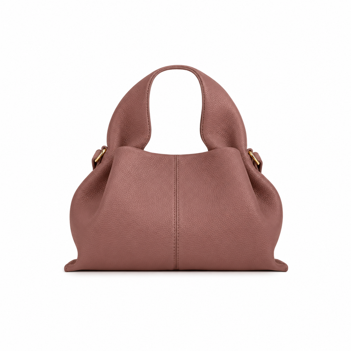 Damen Handtasche mit oberem Griff und Nahtdetail