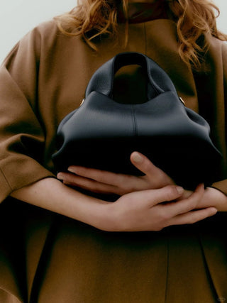 Damen Handtasche mit oberem Griff und Nahtdetail