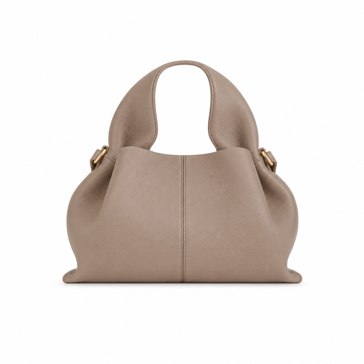 Damen Handtasche mit oberem Griff und Nahtdetail