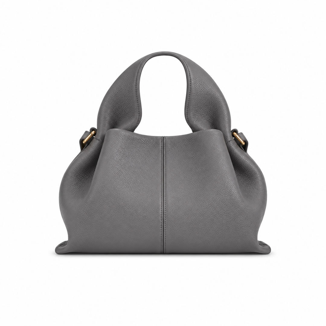 Damen Handtasche mit oberem Griff und Nahtdetail