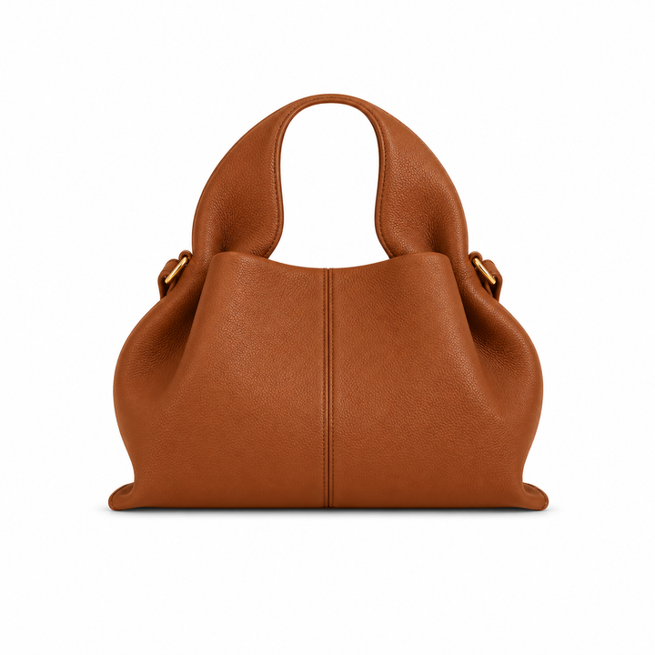 Damen Handtasche mit oberem Griff und Nahtdetail