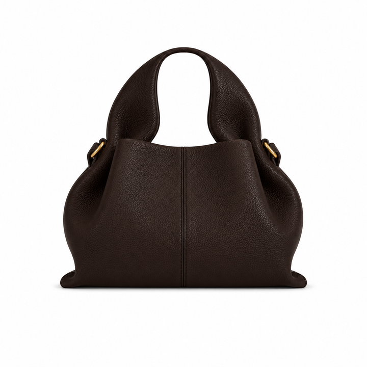 Damen Handtasche mit oberem Griff und Nahtdetail