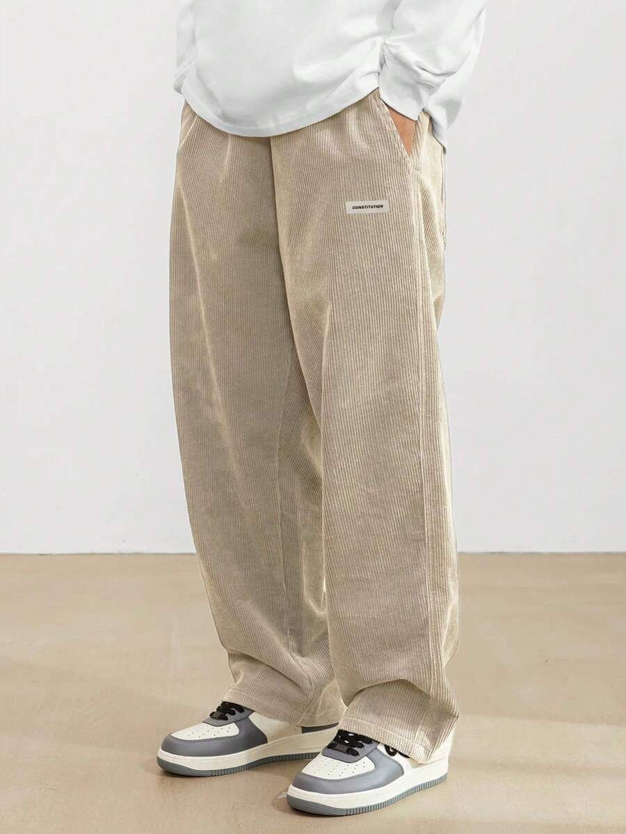 Baggy Hose Herren | Weite Hose Herren | Cleanes Design & Verstellbarer Bund
