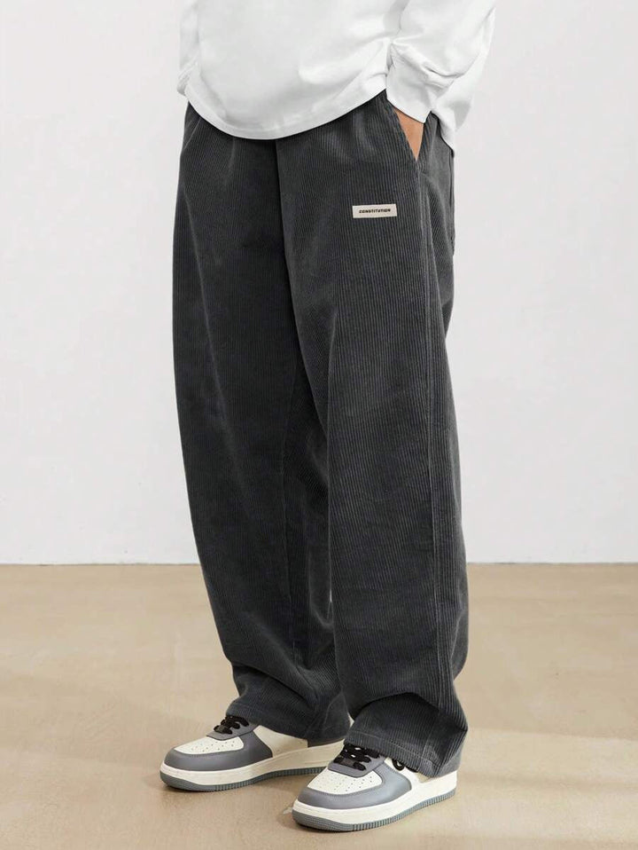 Baggy Hose Herren | Weite Hose Herren | Cleanes Design & Verstellbarer Bund