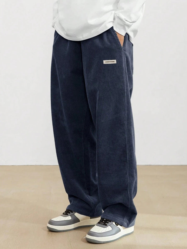 Baggy Hose Herren | Weite Hose Herren | Cleanes Design & Verstellbarer Bund