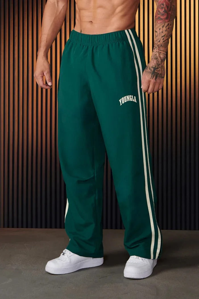 Baggy Jogginghose Herren | Doppelstreifen & Kordelzug-Komfort