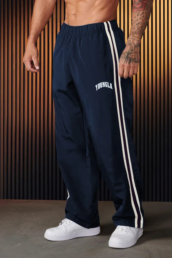 Baggy Jogginghose Herren | Doppelstreifen & Kordelzug-Komfort
