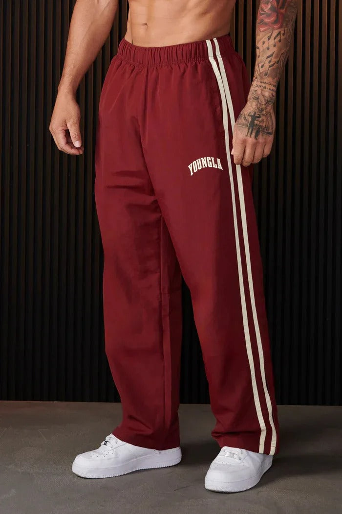 Baggy Jogginghose Herren | Doppelstreifen & Kordelzug-Komfort