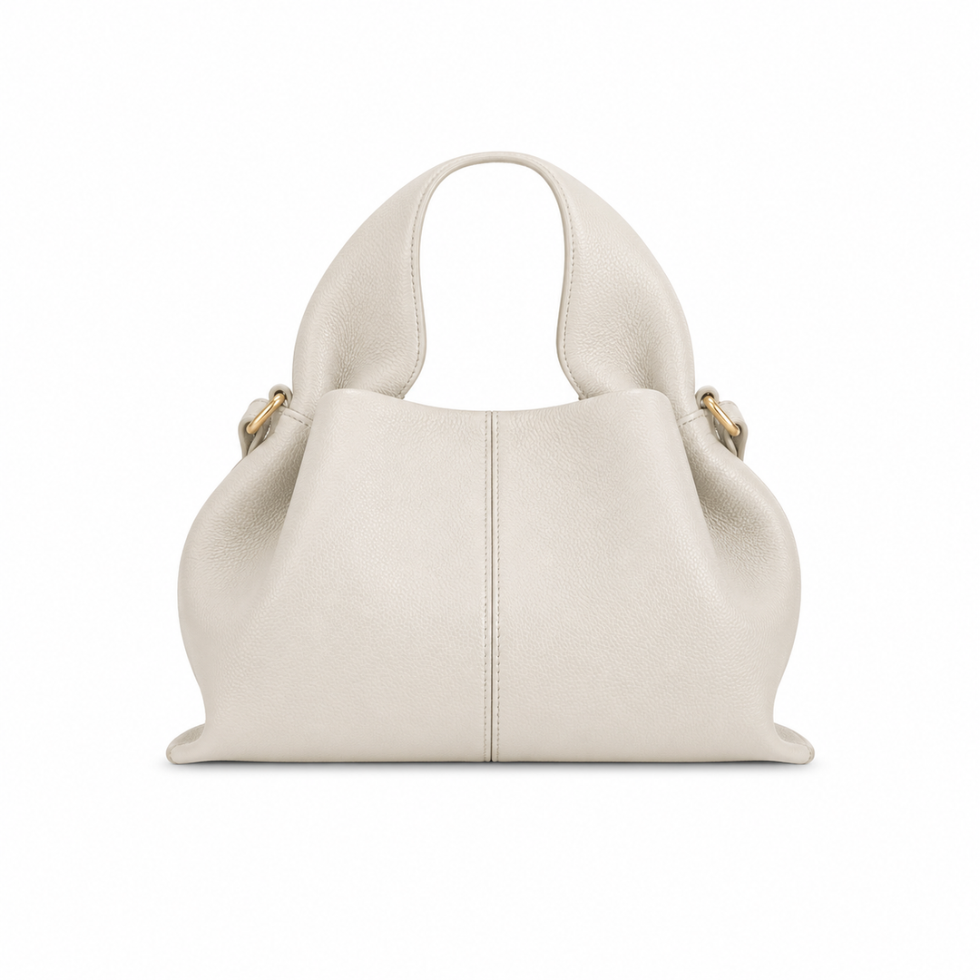 Damen Handtasche mit oberem Griff und Nahtdetail