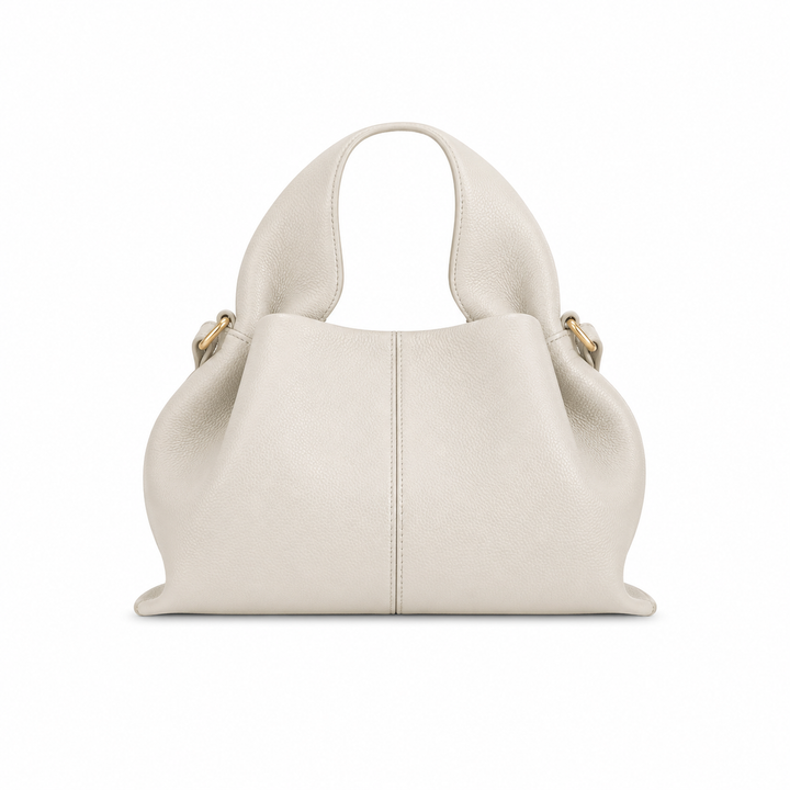 Damen Handtasche mit oberem Griff und Nahtdetail