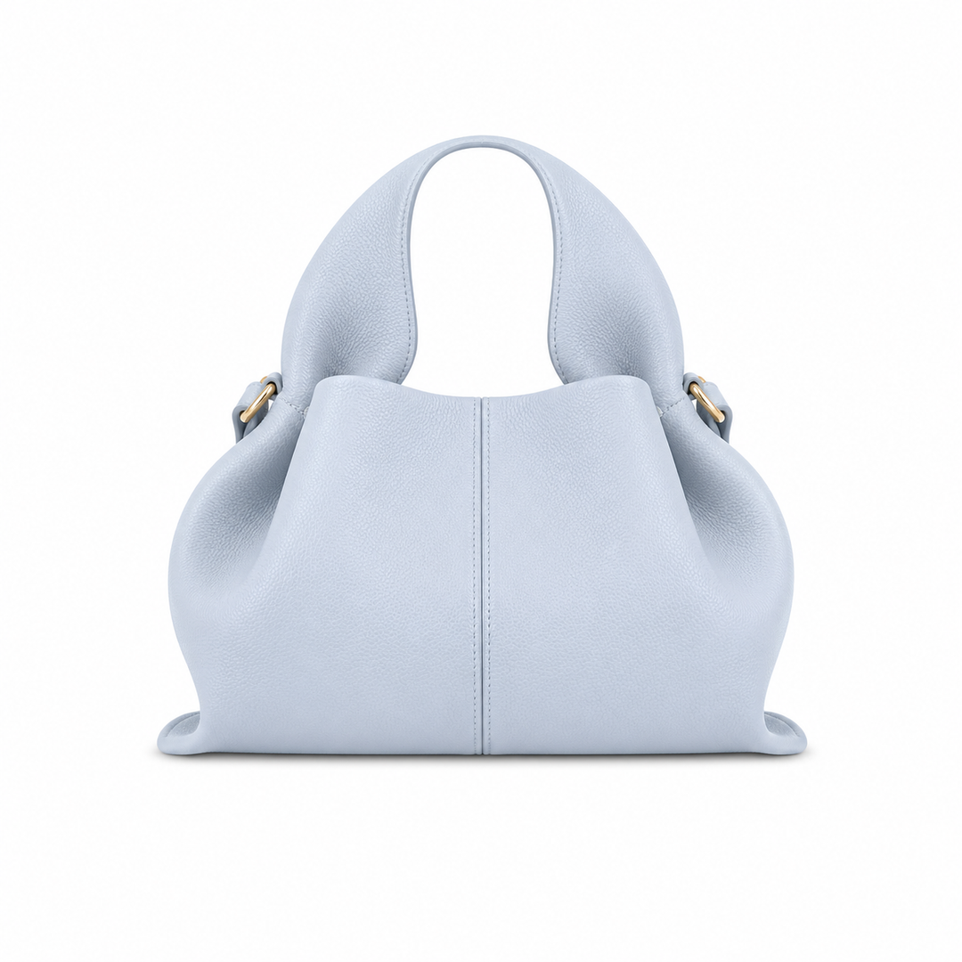 Damen Handtasche mit oberem Griff und Nahtdetail