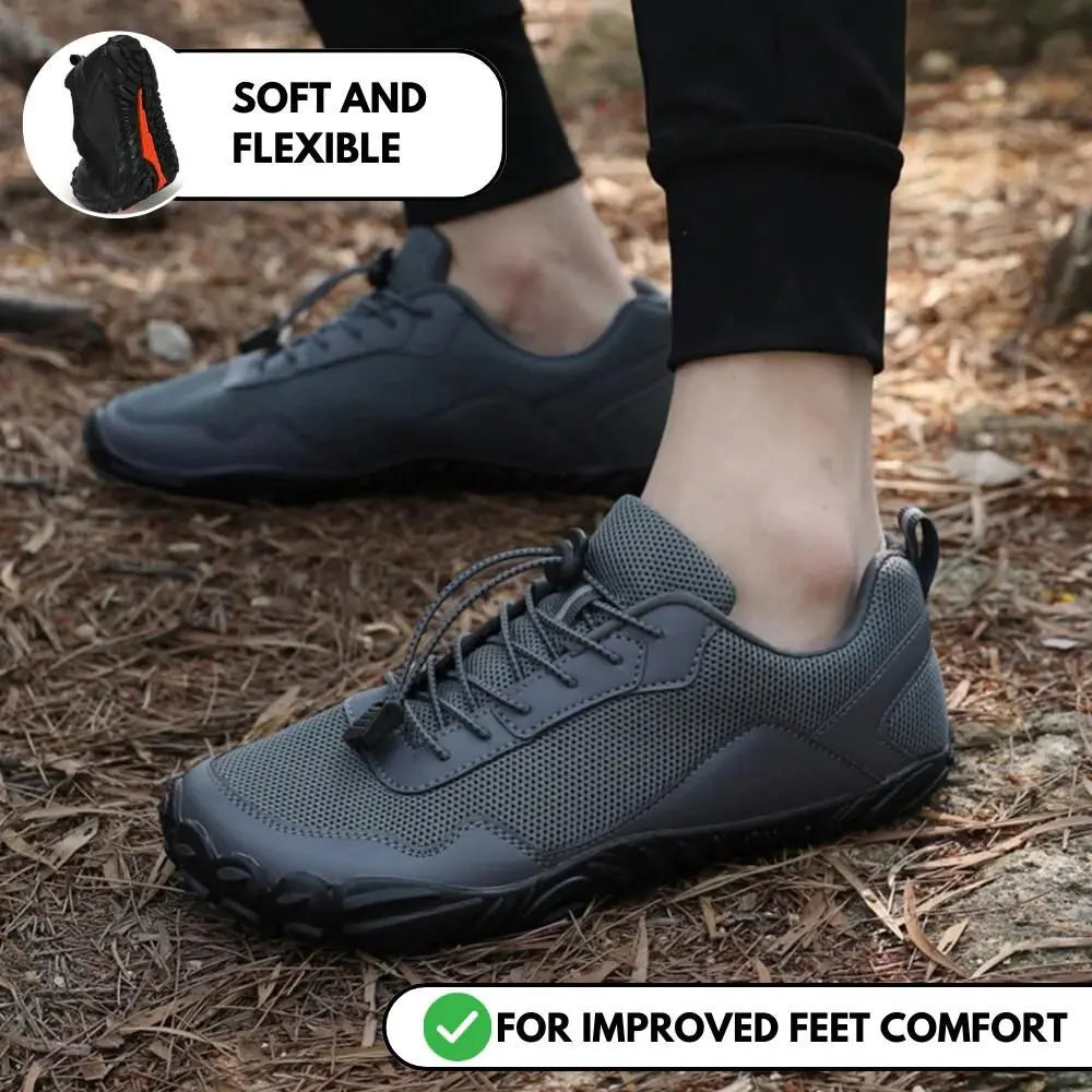 Barfußschuh Herren | Flexibler Outdoor-Sneaker & Griffige Profilsohle