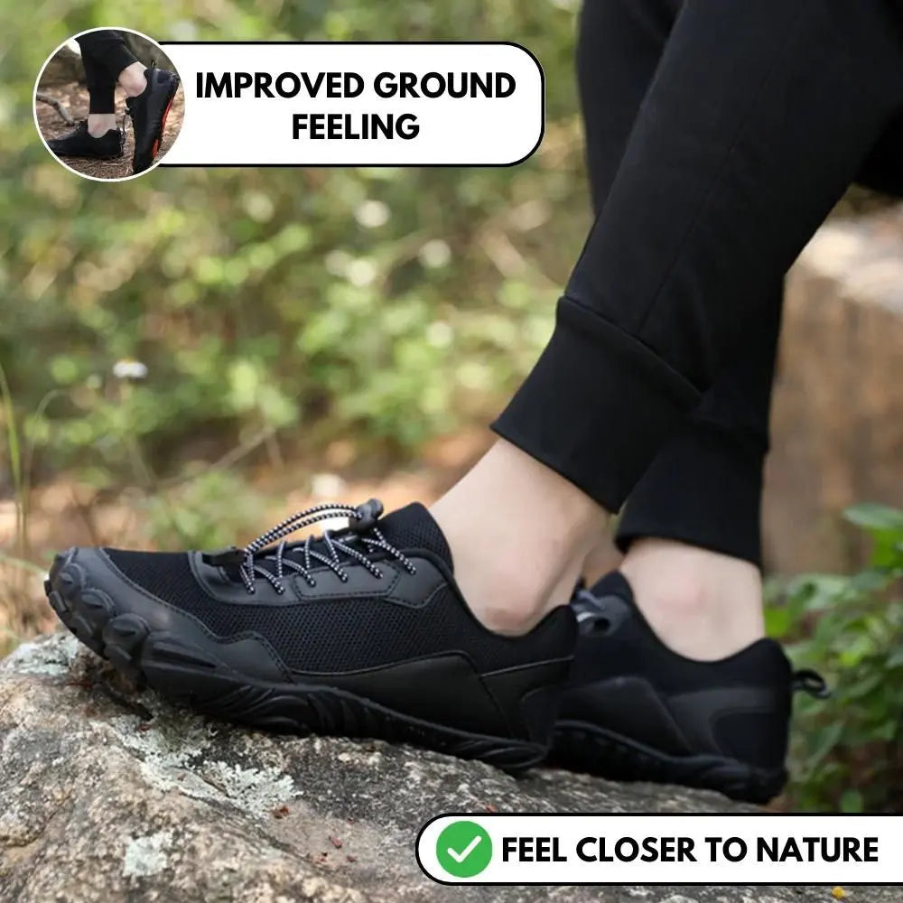 Barfußschuh Herren | Flexibler Outdoor-Sneaker & Griffige Profilsohle
