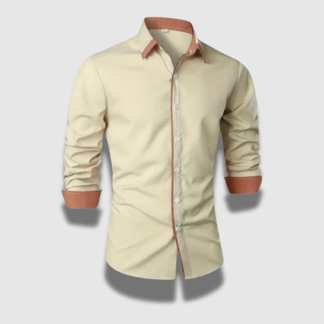 Camicia Uomo Leggera Traspirante Bottoni Classica