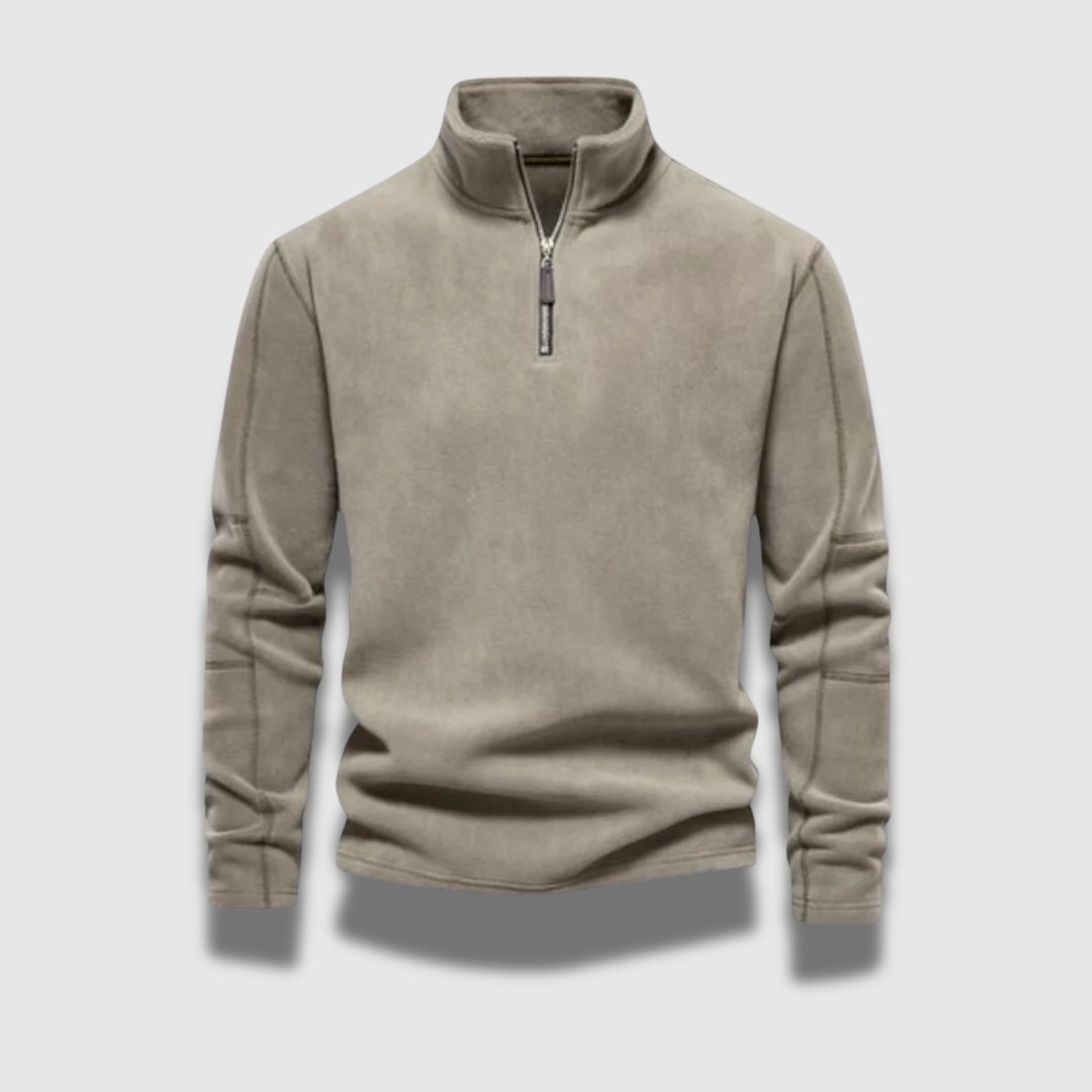 Maglione Uomo in Pile Morbido Vestibilità Moderna