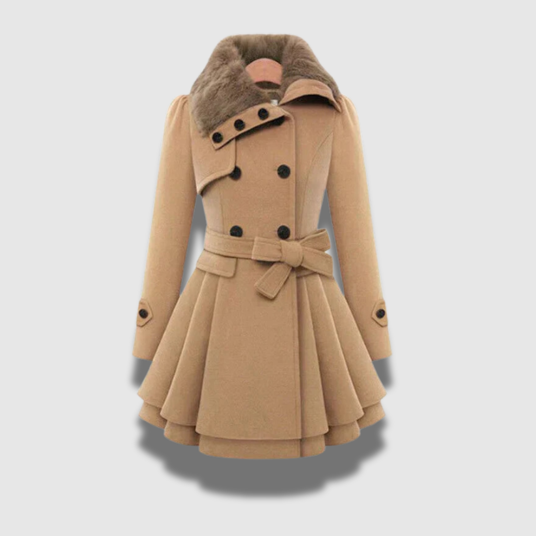 Cappotto Trench Donna Lungo Elegante Classico - Vesarelli