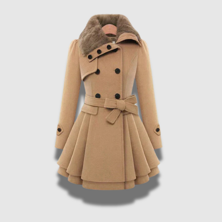 Cappotto Trench Donna Lungo Elegante Classico - Vesarelli
