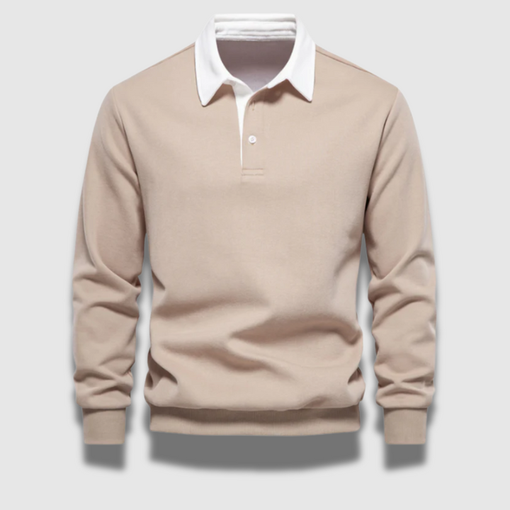 Maglione Uomo in Maglia Traspirante Stile Casual