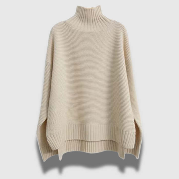 Maglione Donna Invernale Collo Alto Vestibilità Allentata