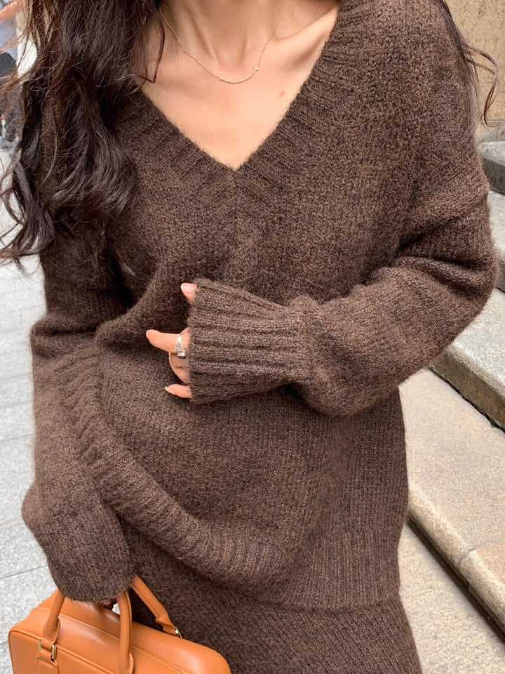 Benedetta - Strickpullover & Rock-Set