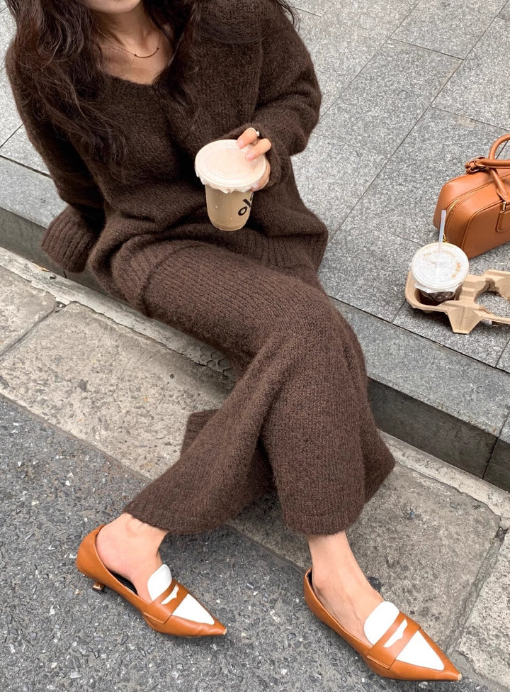 Benedetta - Strickpullover & Rock-Set