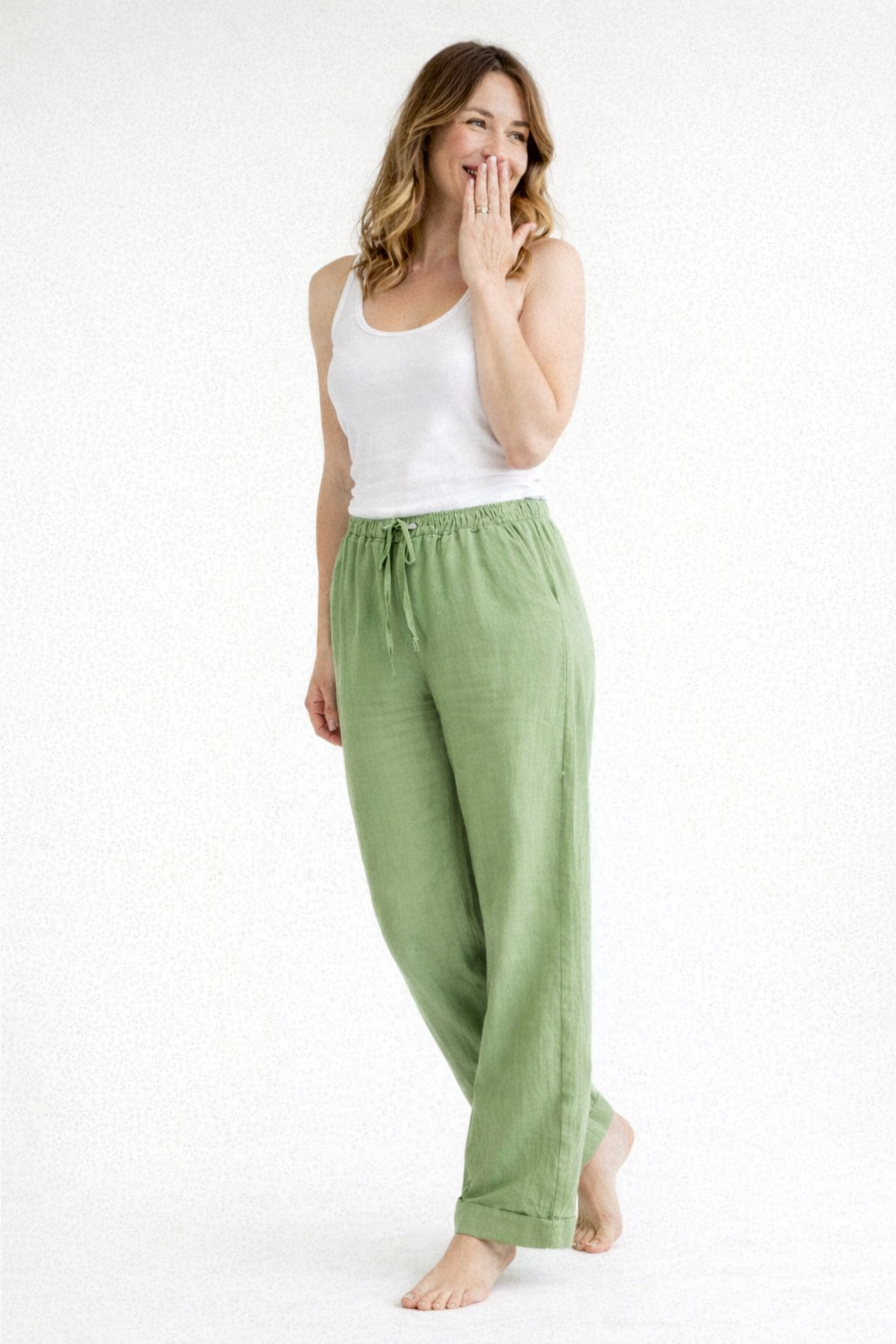 Bequeme Hose Damen | Elastikbund & Bewegungsfreiheit
