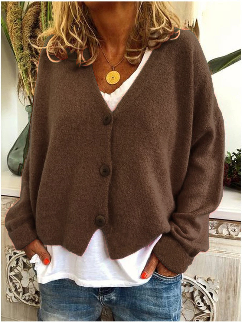 Bequeme Strickjacke