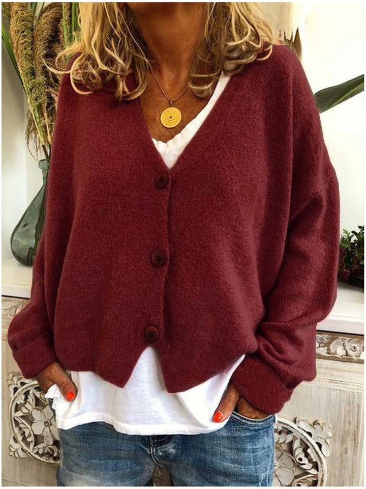 Bequeme Strickjacke