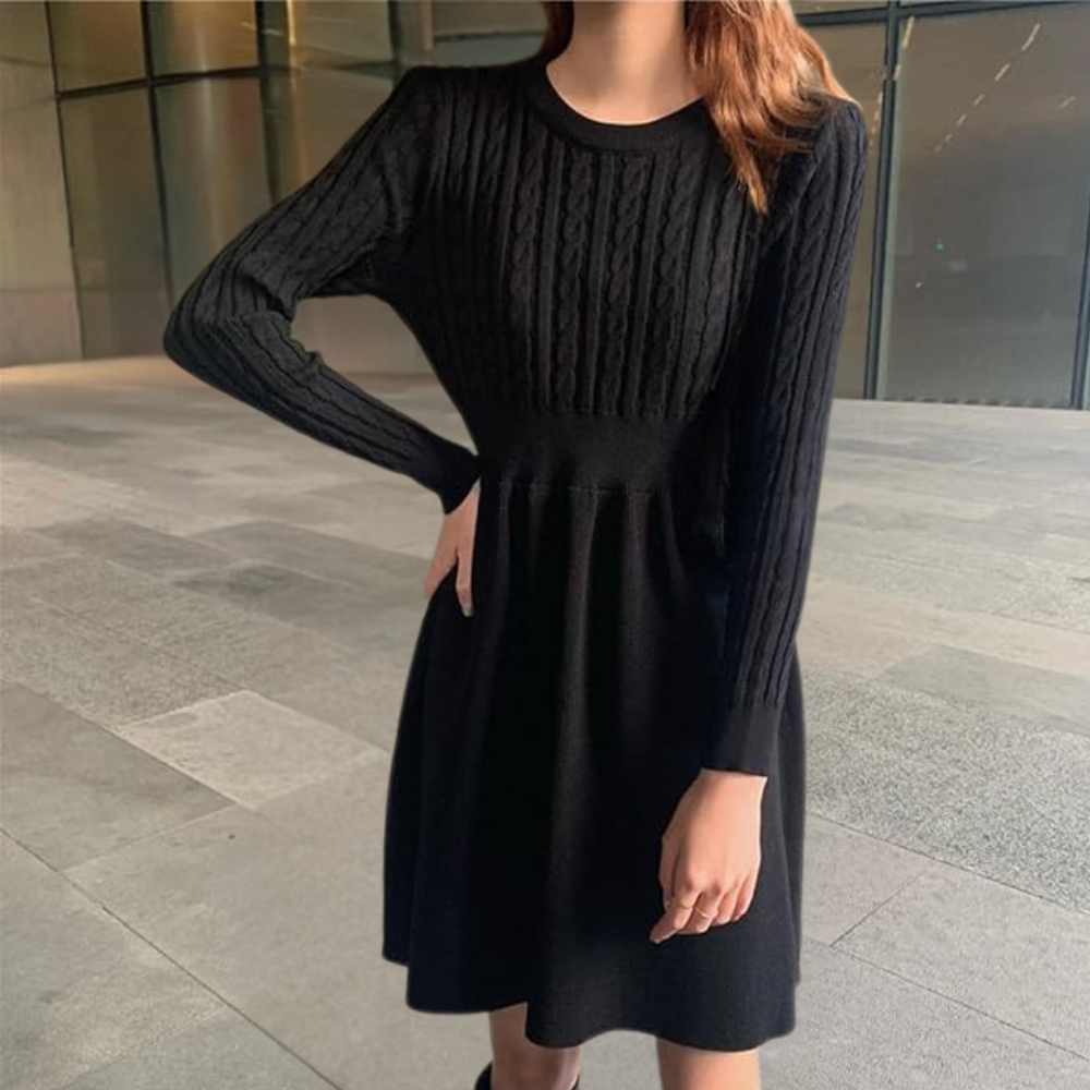 Bequemes Strickkleid für Frauen