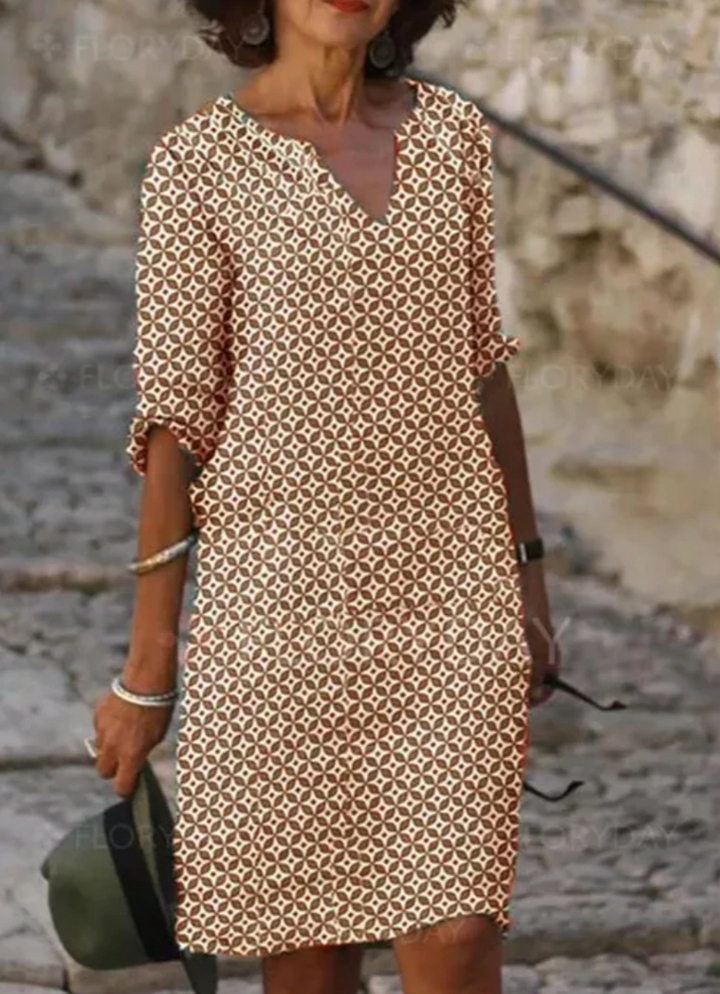 Clara – Elegant Printed Dress - Image 3