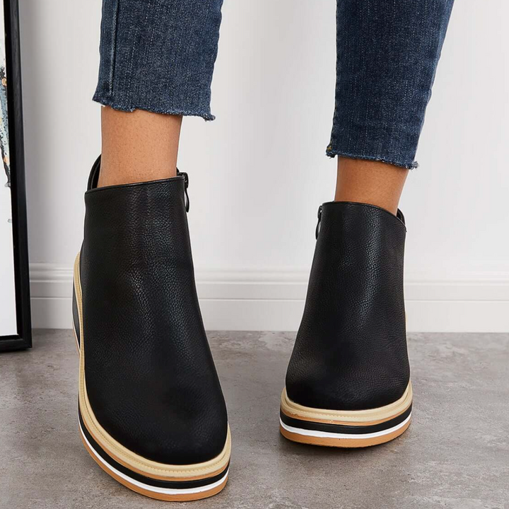 Mari Stella – Stilvolle Stiefel mit Ziernähten