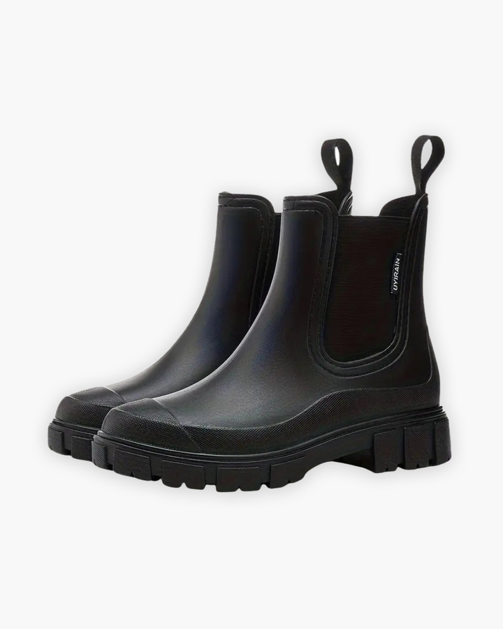 Chelsea Gummistiefel mit Profilsohle und wasserabweisend